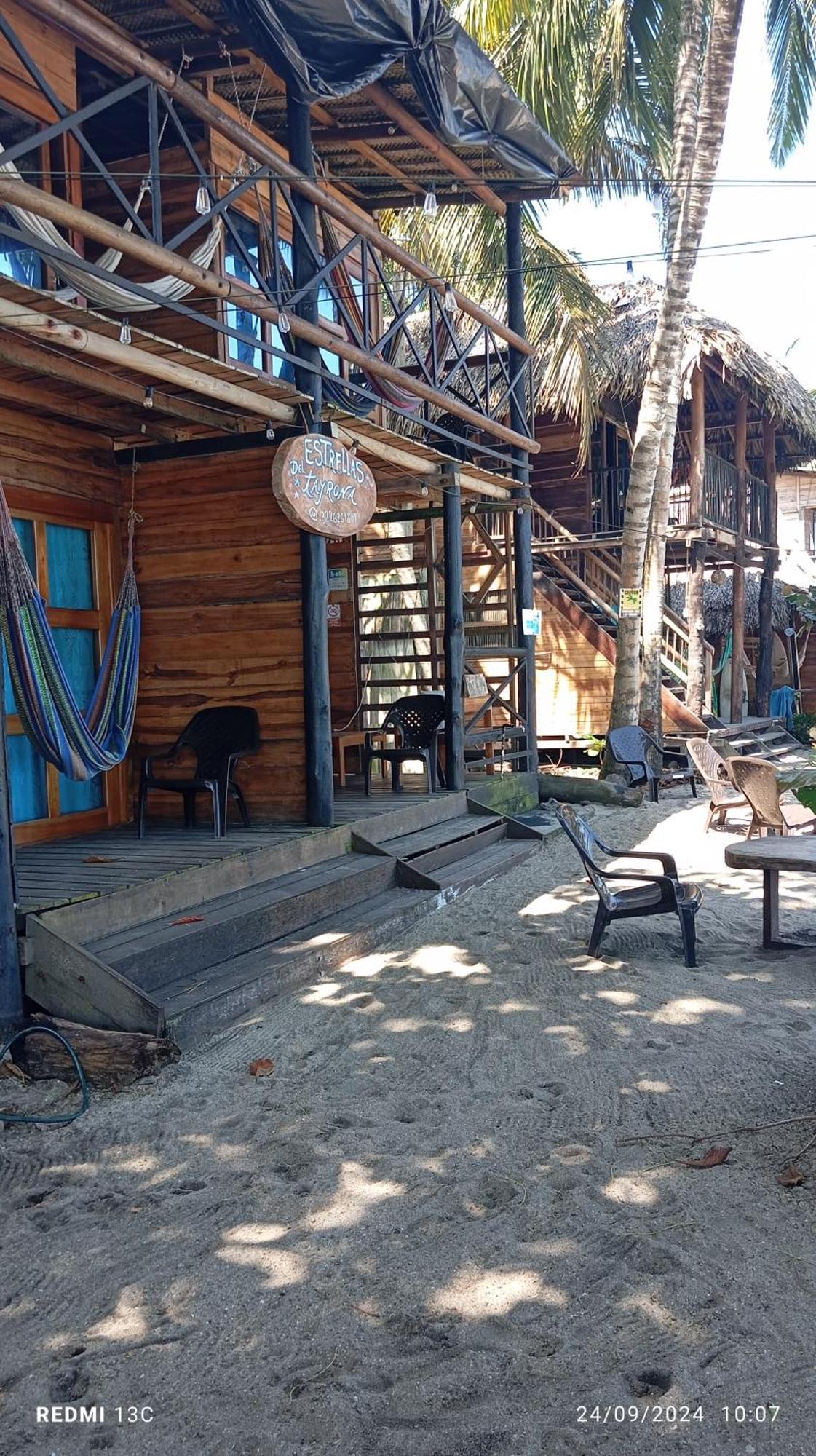 Hostal Estrellas Del Tayrona Playa Mendihuaca Guachaca Exterior foto