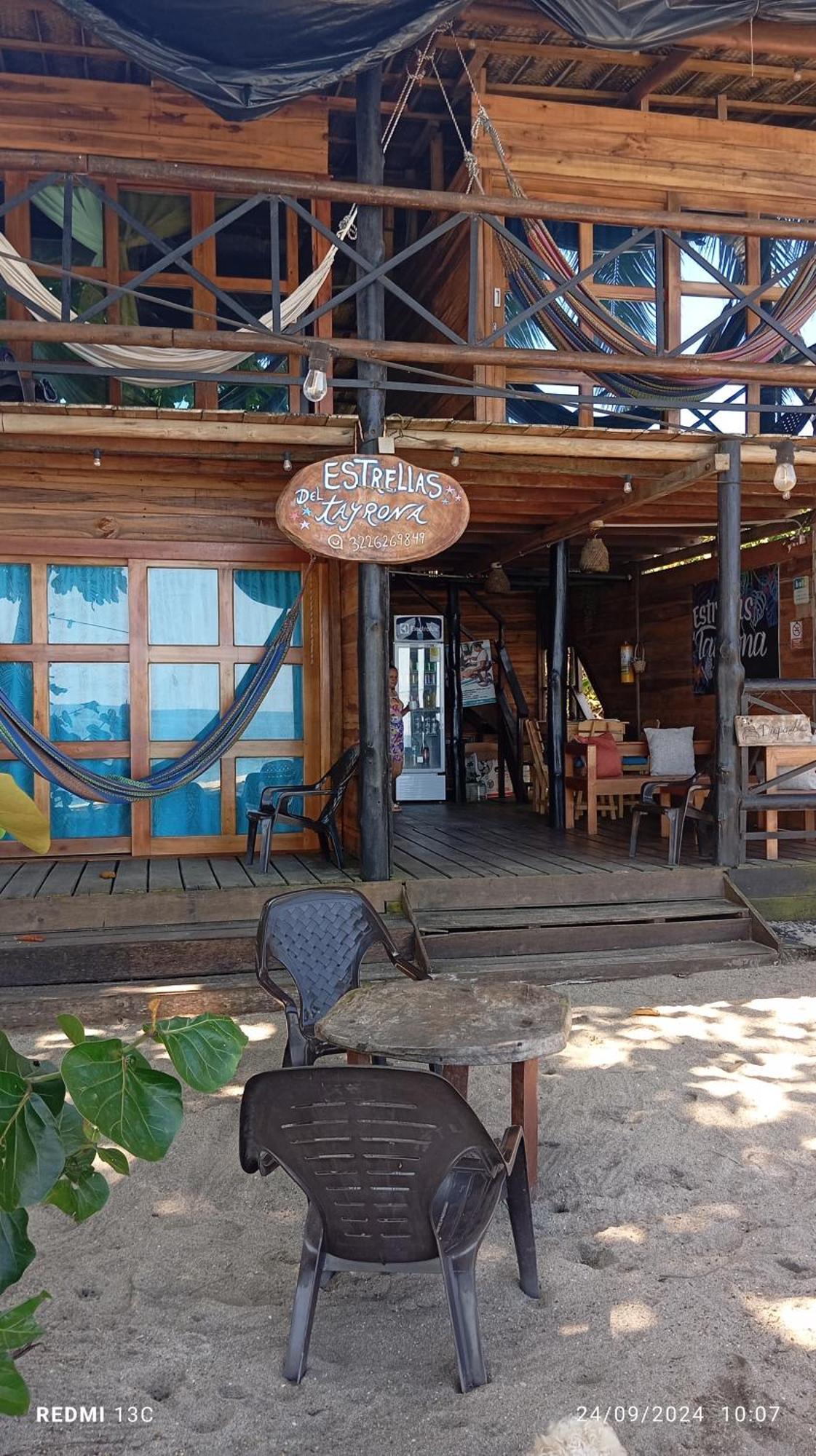 Hostal Estrellas Del Tayrona Playa Mendihuaca Guachaca Exterior foto